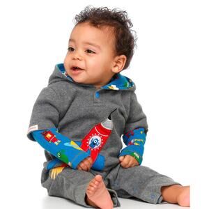 Hatley Baby Rocketship Romper, 6-12 Months